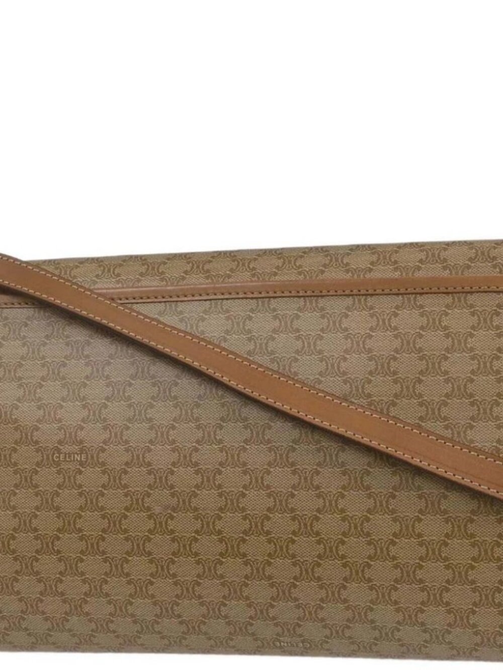 Celine Beige Macadam Shoulder Bag M13 136162 - Picture 2 of 11